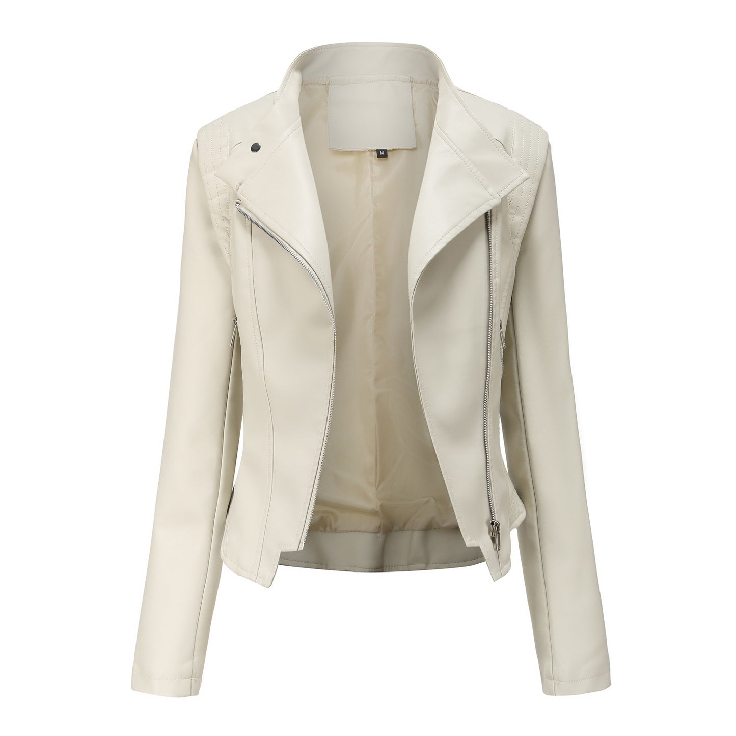 A Ladies PU Leather Jacket