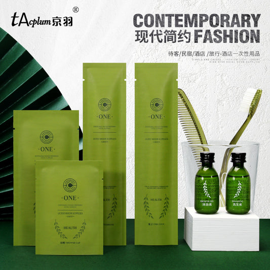 Hotel Supplies Disposable Washing Toothbrush Toothpaste Set High-end Hotel Homestay Special Toothware