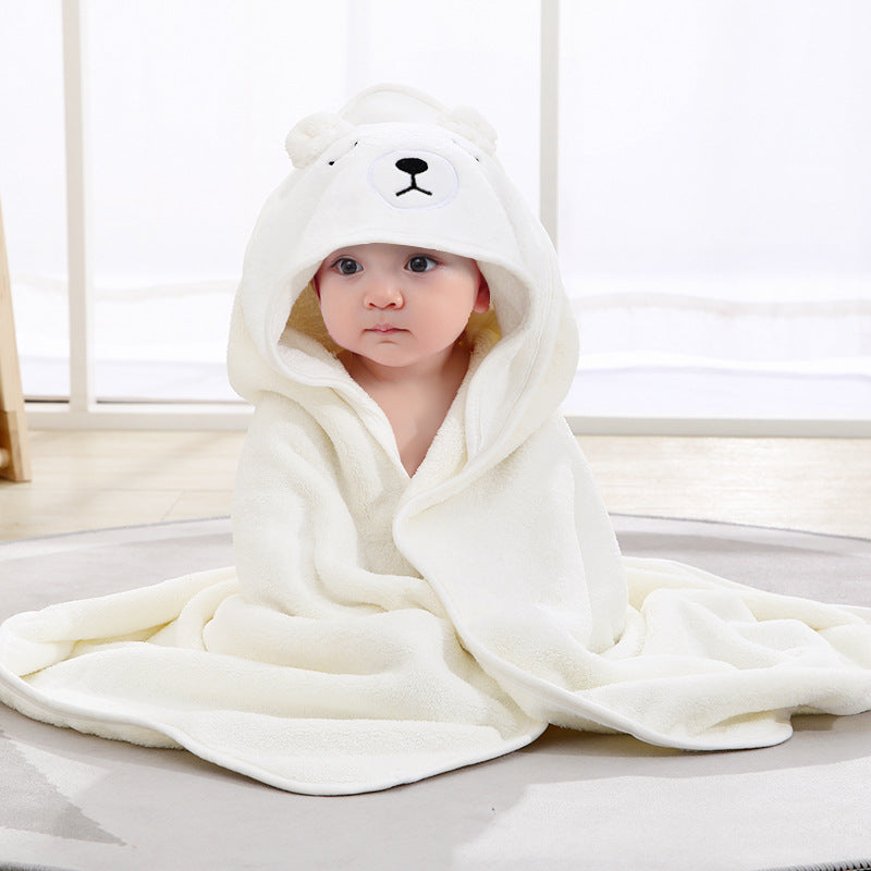 Baby holding a blanket bath towel 0.15kg any color mix Minimum purchase of 3 items - Mixbatch