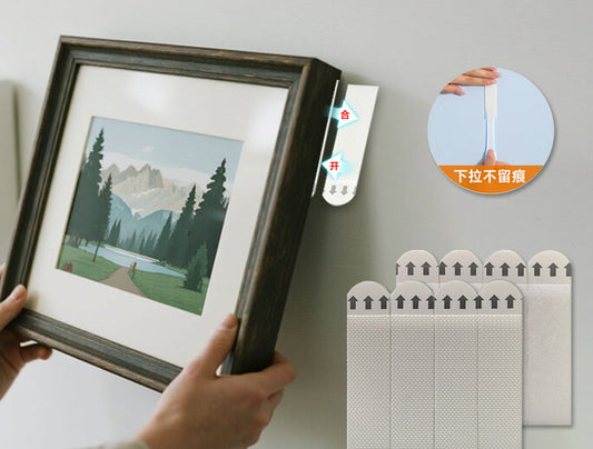 No punching hook hanging painting seamless sticker