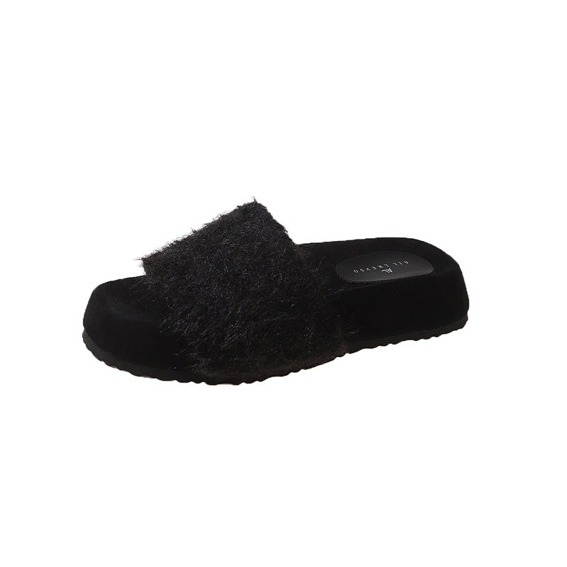 A plush slipper