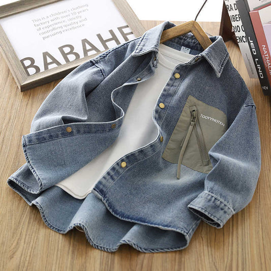 A children's denim jacket