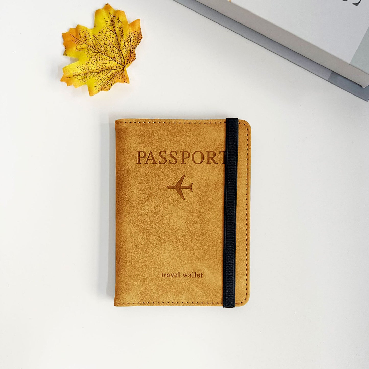 A PU Leather Card Bag Passport Clip RFID Passport Bag Travelwallet Multifunctional ID Bag Wholesale