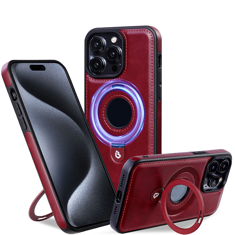 A Magnetic bracket mobile phone case