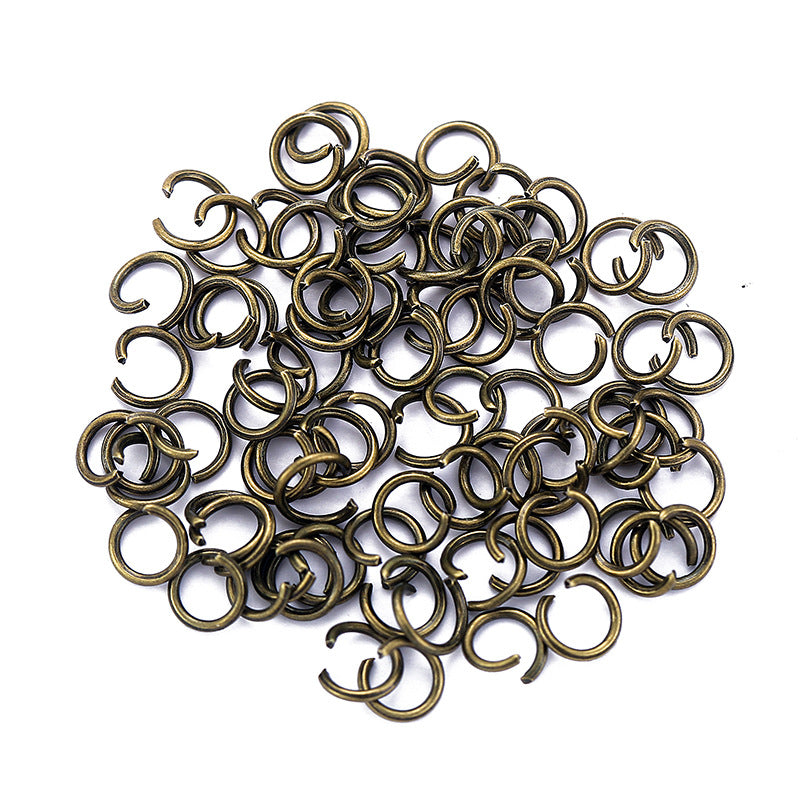 A DIY jewelry material link ring 4 colors environmentally friendly DIY jewelry accessories C ring, open ring V124