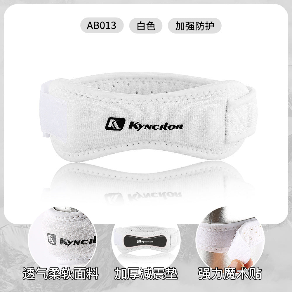 A Sports pressurized professional patella belt outdoor running fitness knee protection special sheath men shock absorption breathable protective gear women