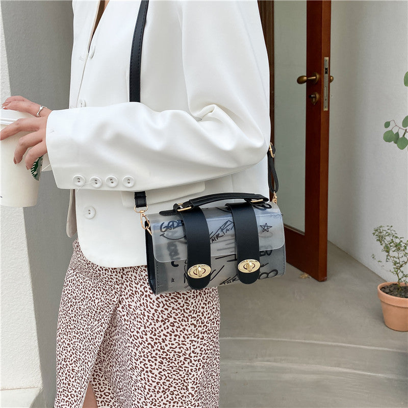 A cross-border trend transparent bag woman - Mixbatch
