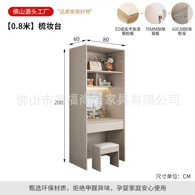 A European pine board wardrobe with melamine finish