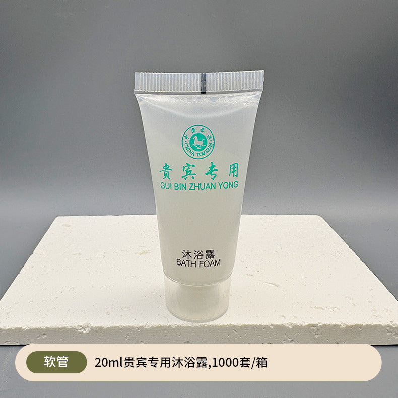 1000 pieces free shipping by sea to Beirut hotel disposable hose shampoo body wash 20ml