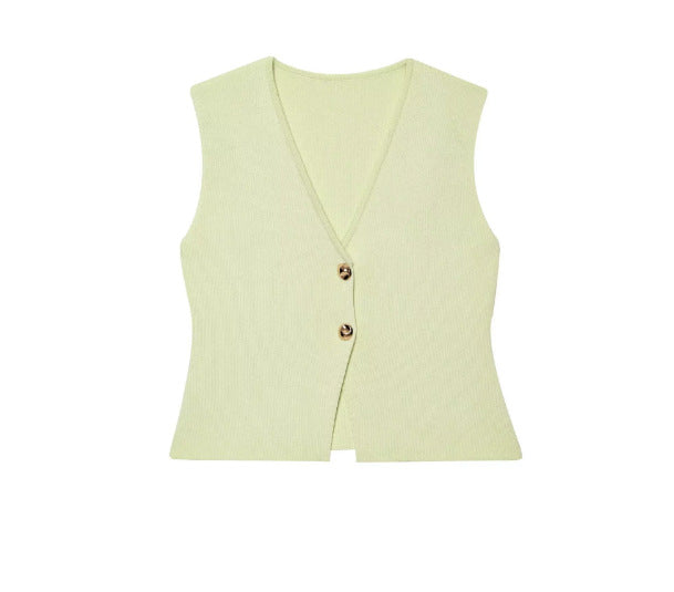A vest vest skirt set