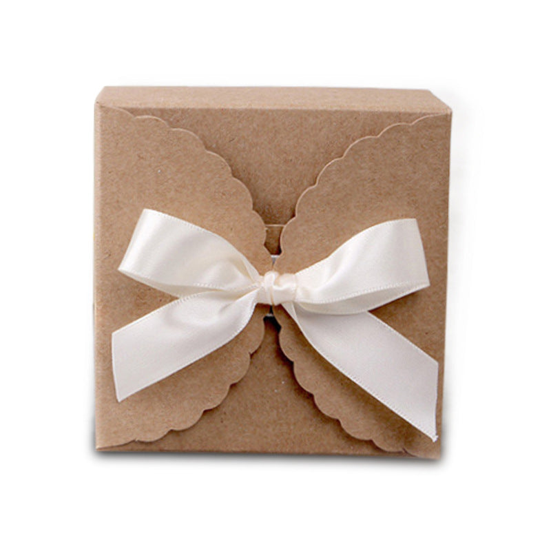 A Korean version of white cardboard soap flower handmade soap square gift box in stock simple baking candy folding small carton MOQ: 100PIECE - Mixbatch