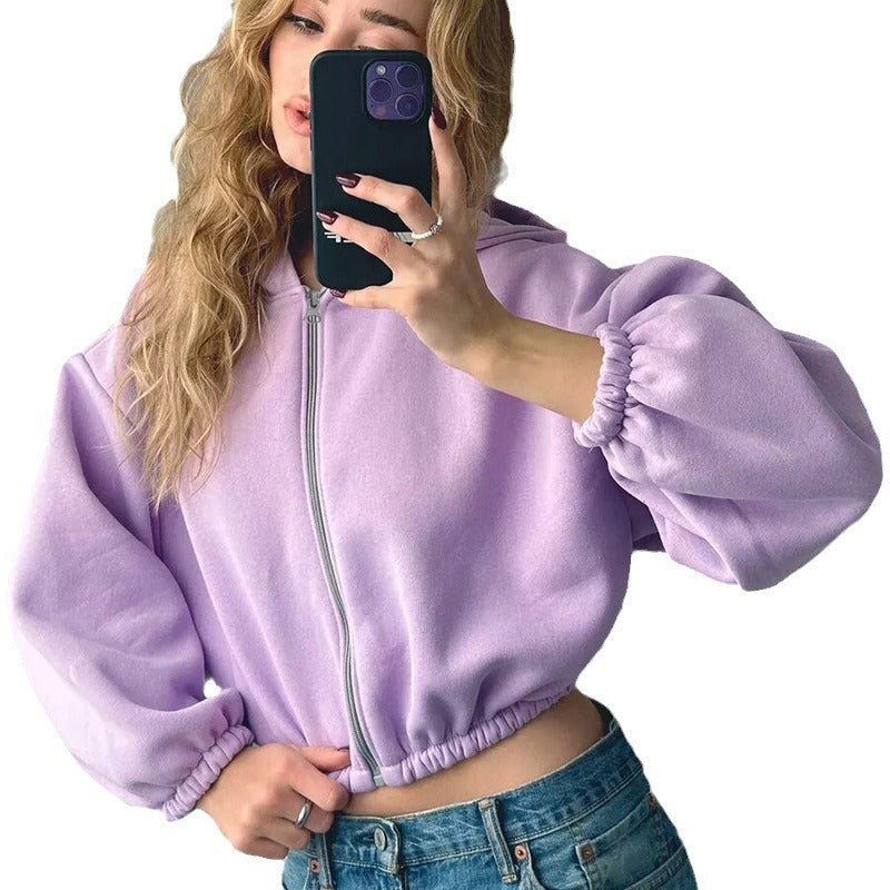 A hoodie long sleeve sweater