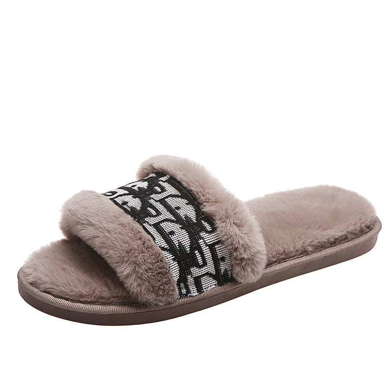 A plush slipper