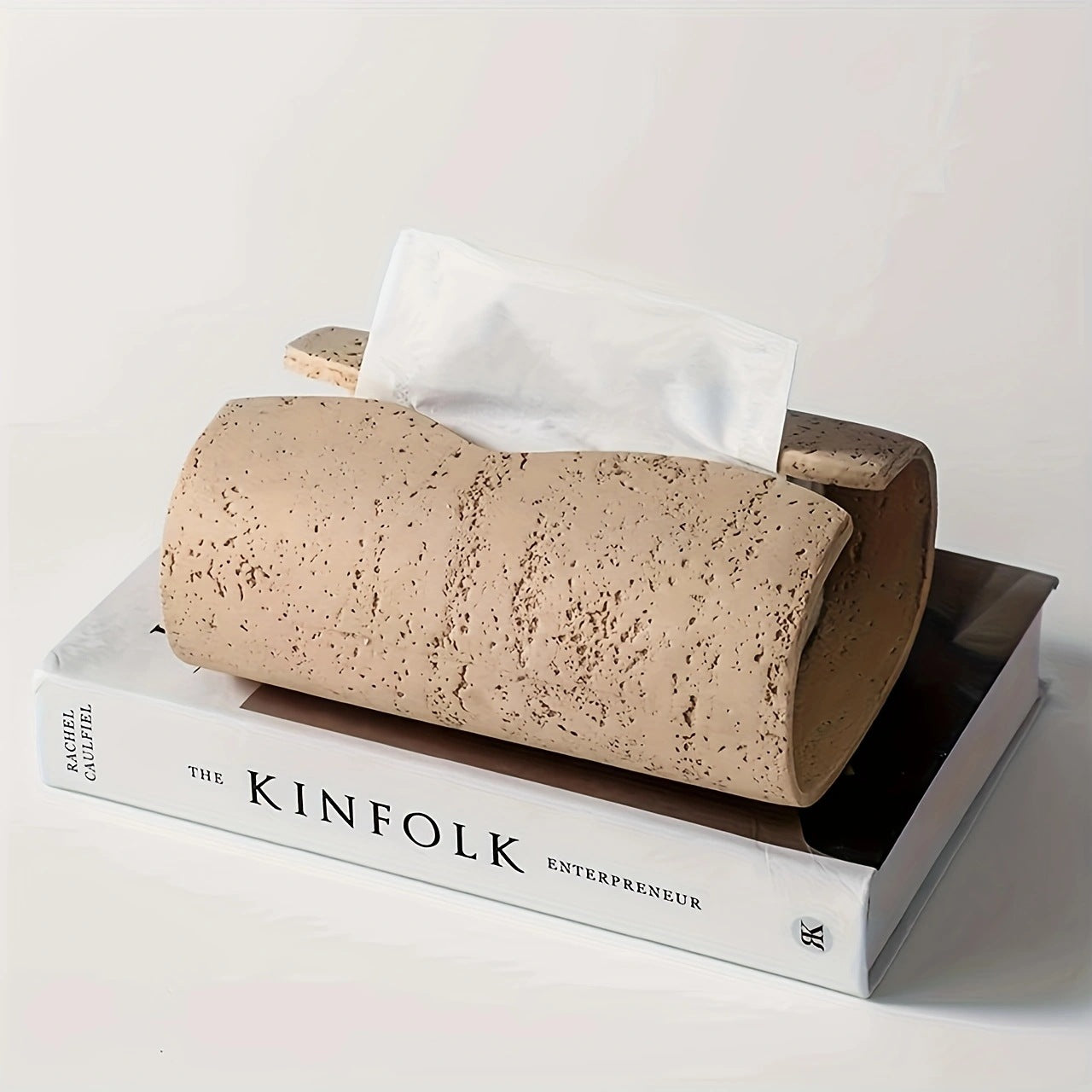 A resin tissue box