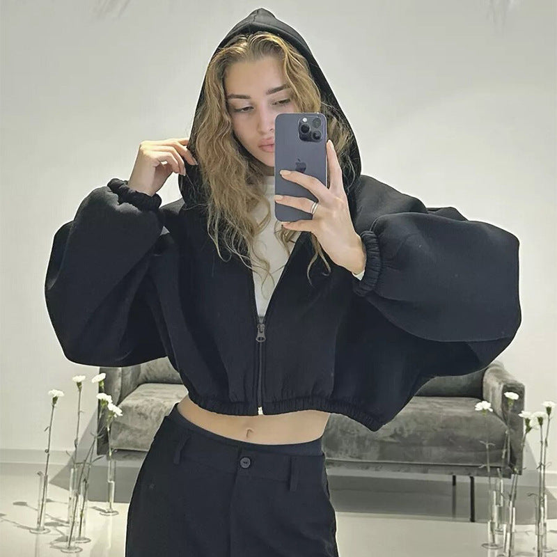 A hoodie long sleeve sweater