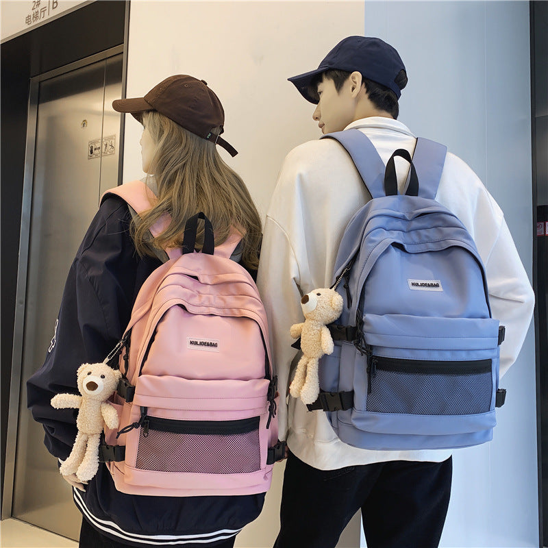 A junior high school student female student schoolbag middle school student outdoor travel backpack trendy cool