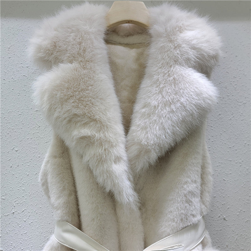 A warm plush vest