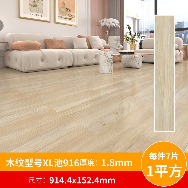 A pvc plastic floor wood grain floor