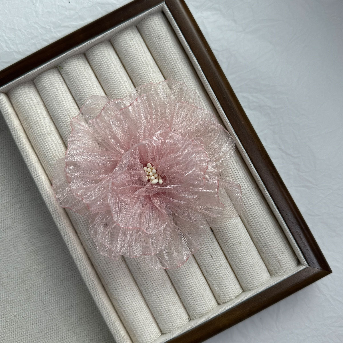 A Super Immortal Phalaenopsis Hairpin Purple Side Flower Hair Accessories Flower Clip Versatile Hairpin Antique Headdress Female Mori