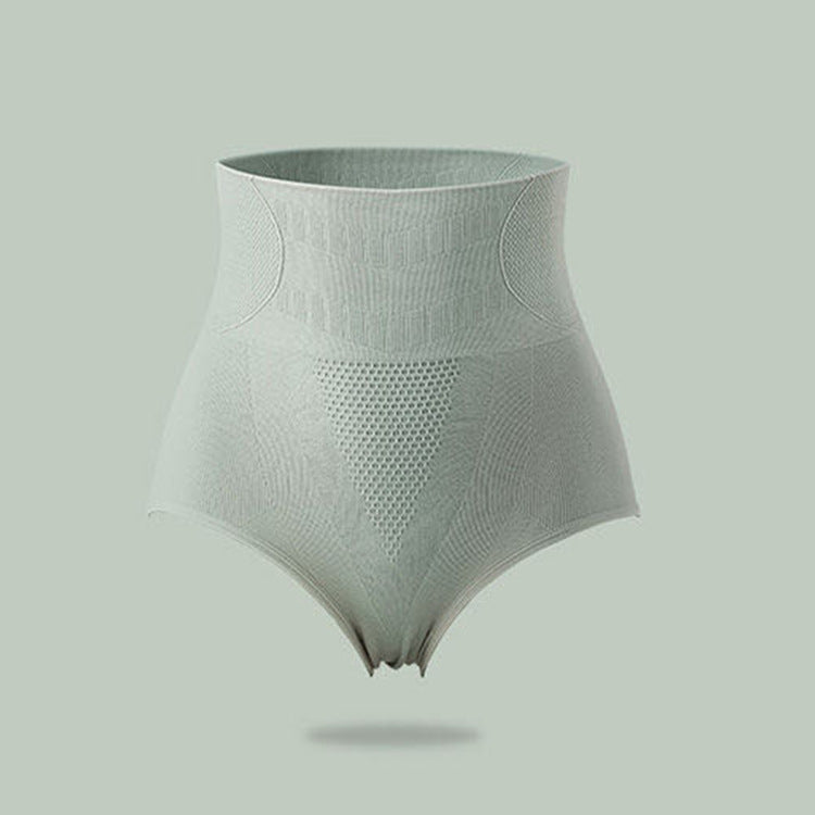 A Honeycomb High Waist 3D Hip Lift Panties Honeycomb Belly Sculpting Seamless Graphene Triangles Ladies
