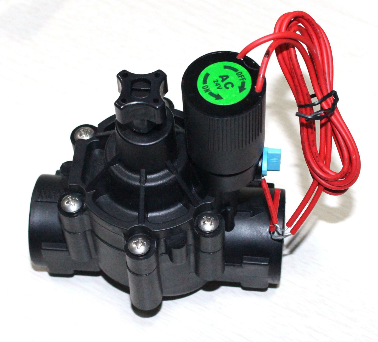 A Irrigation agriculture and forestry landscape intelligent pulse valve, flow adjustable outdoor waterproof valve with manual switch electricity