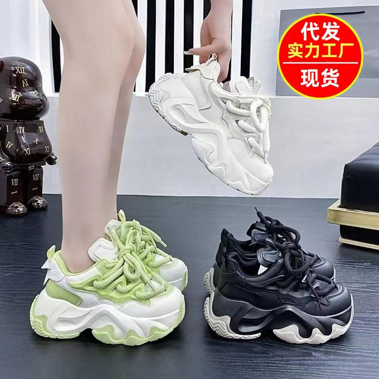 A women's platform sneakers