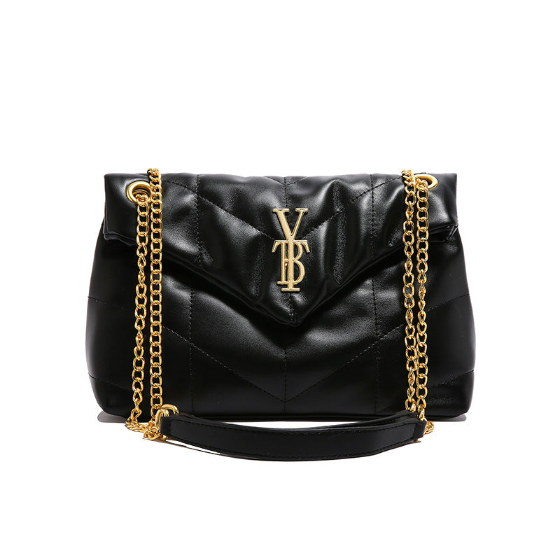 A bag women's fashion high sense Xin Yigeya new diamond chain cloud versatile ins celebrity style armpit bag