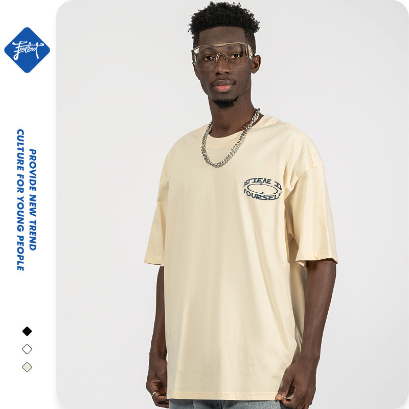 A men's T-shirt top