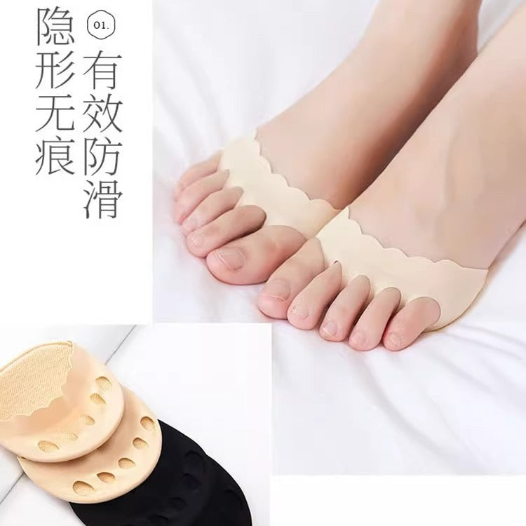 A Half Sole Socks with Foot Pad