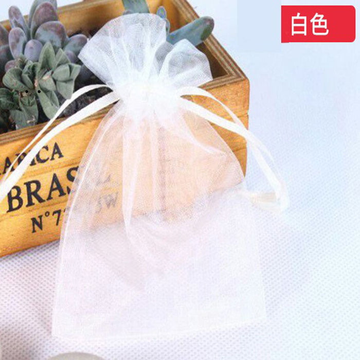 A Cross-border, mesh bag fruit insect-proof bag bird-proof bag gauze mesh bag reusable tomato eggplant grape apple MOQ: 500 PIECE - Mixbatch