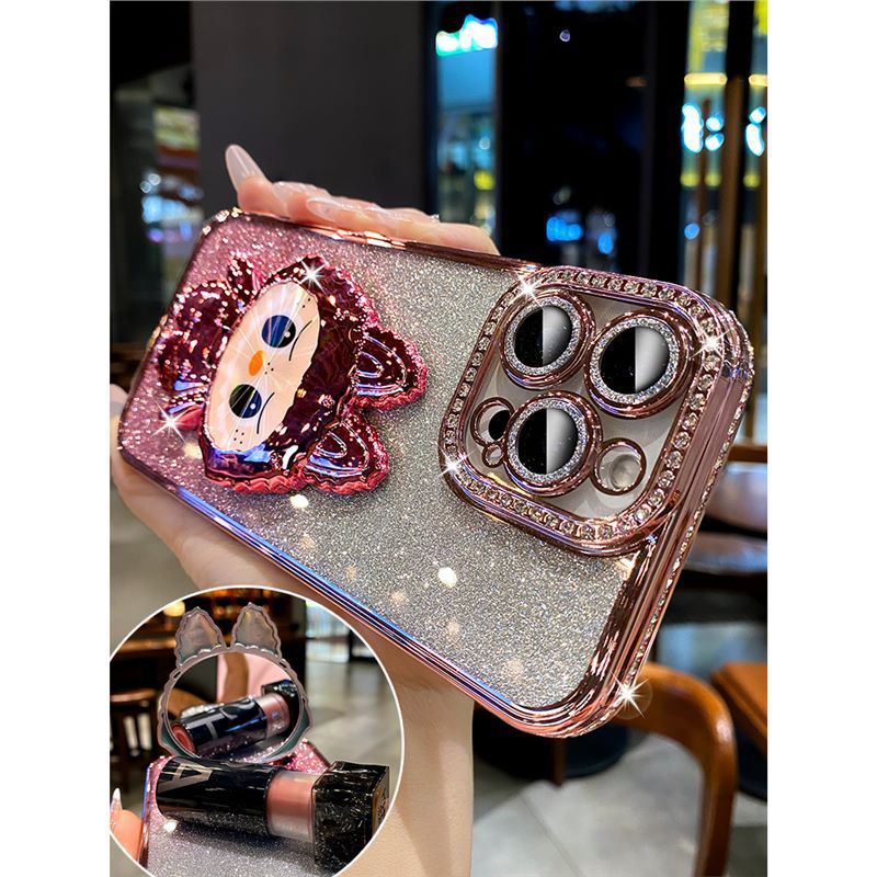 A mirror holder phone case