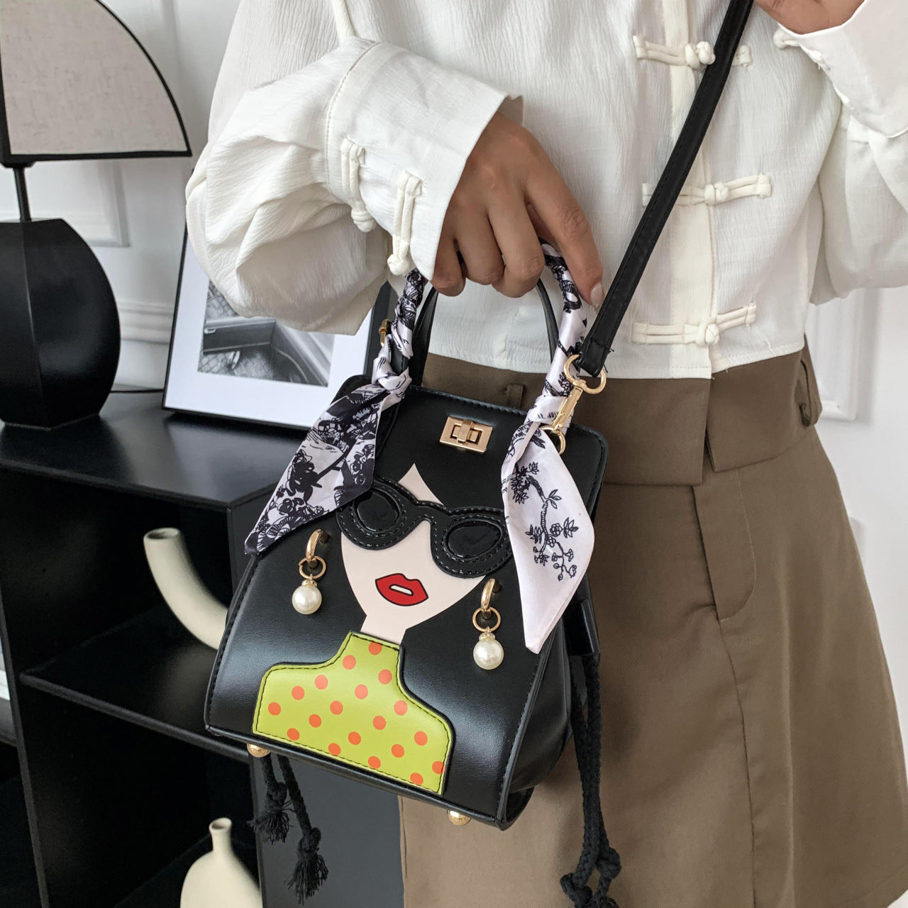 A messenger bag