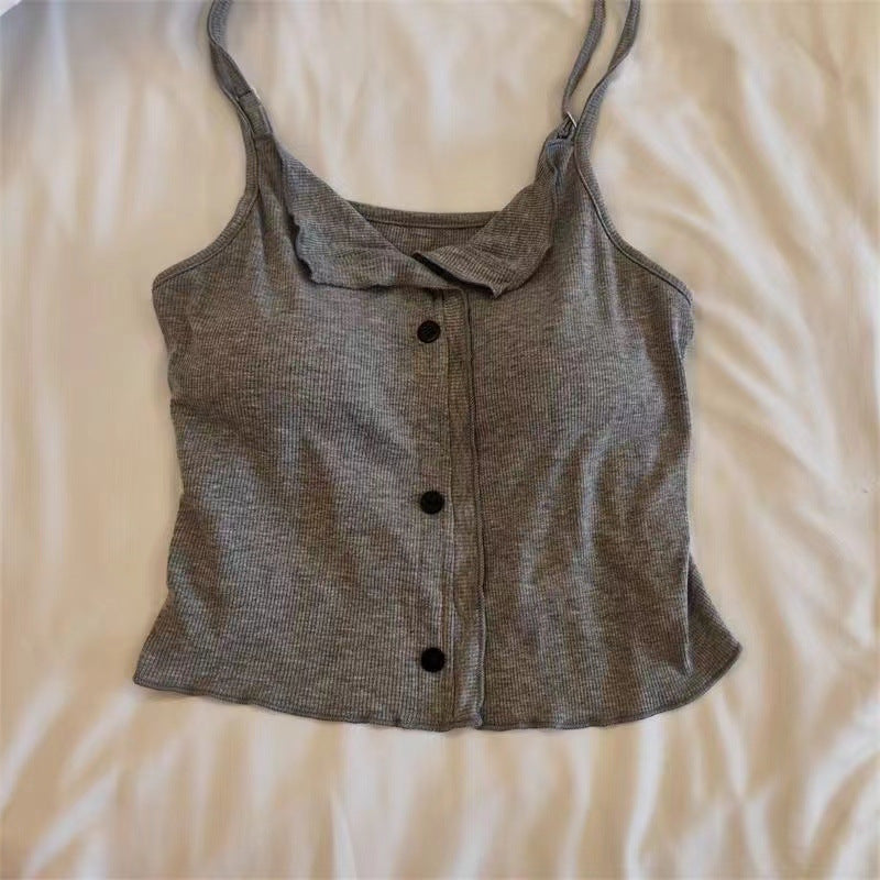 A summer lazy ins French pajamas women's suit sexy suspenders comfortable with chest pads modal loungewear wholesale - Mixbatch