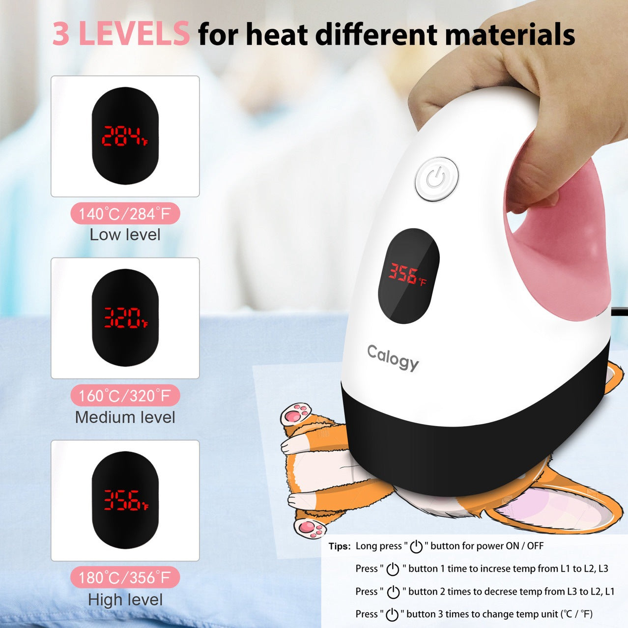 A with LED mini hot press, heat transfer machine, heat transfer machine, 3-speed 180 ° fast rise cross-border hot sale