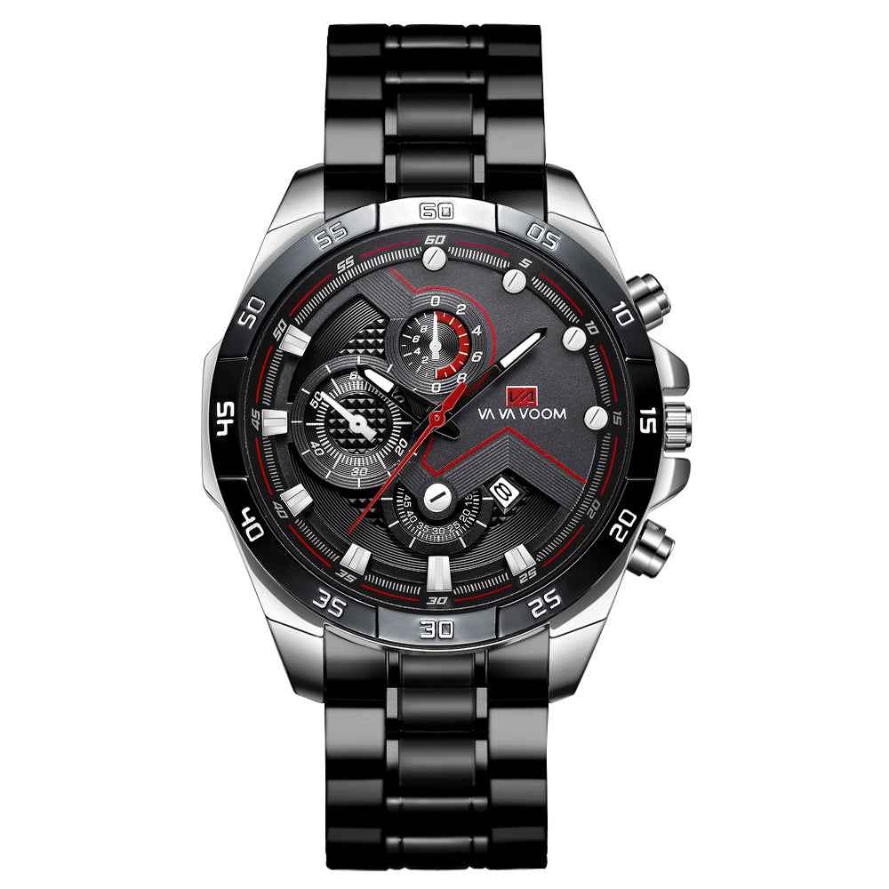 A watch steel chain belt model