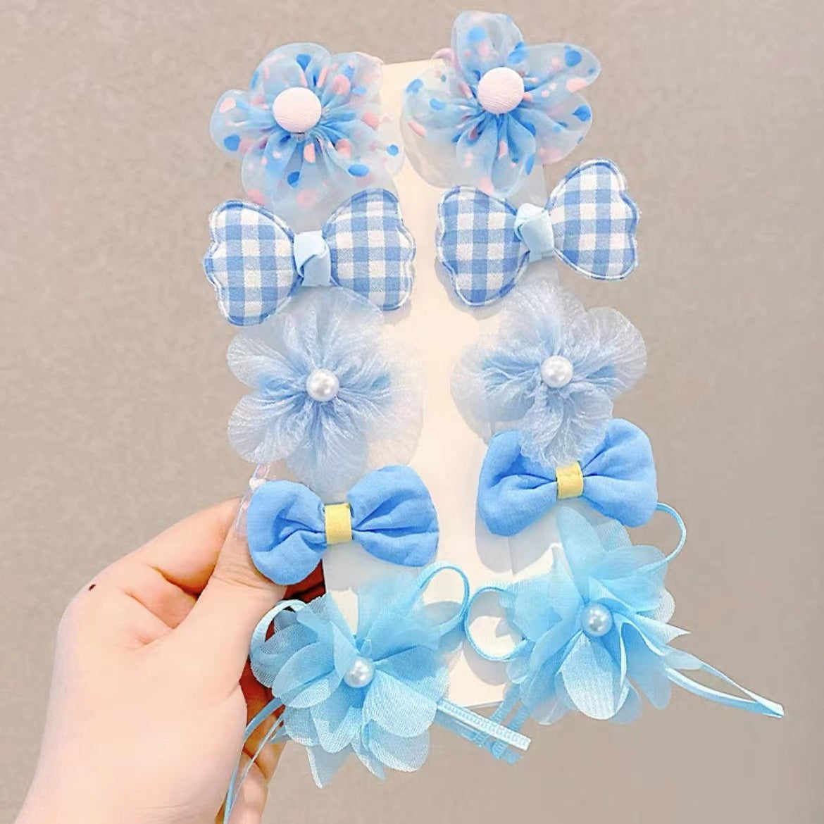 A children's hairpin stall set wholesale summer little girl hairpin cute girl broken hairpin headdress