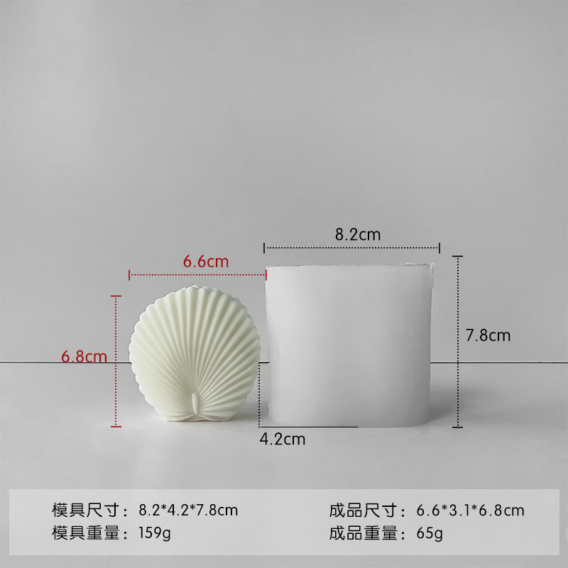 A shell silicone mold