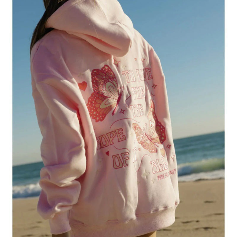 A sweater embroidered sweater