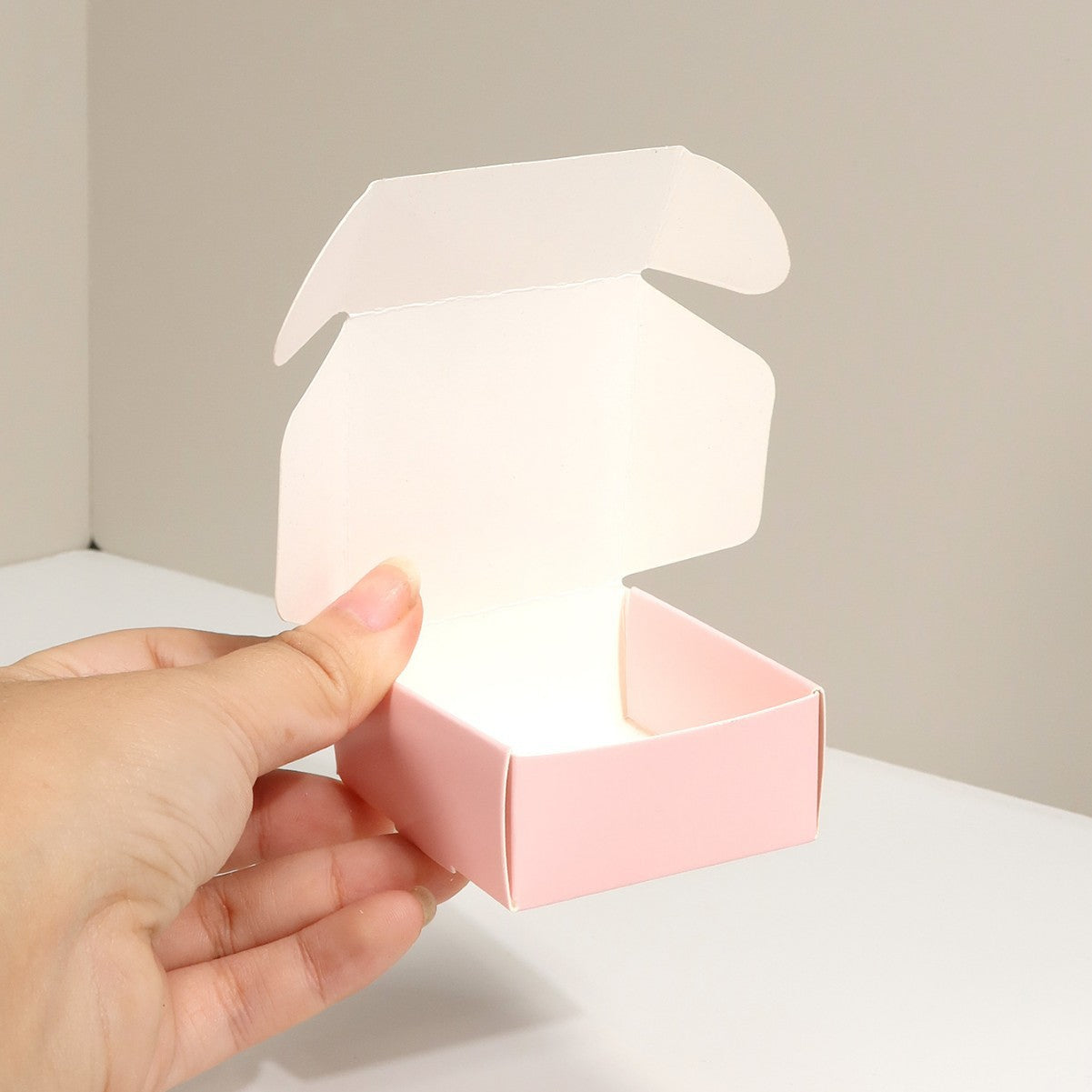 A cardboard airplane box carton