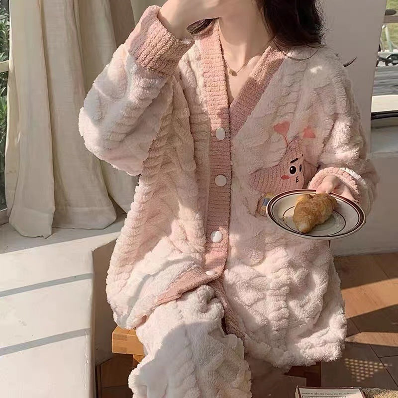 A long sleeve thermal pajamas