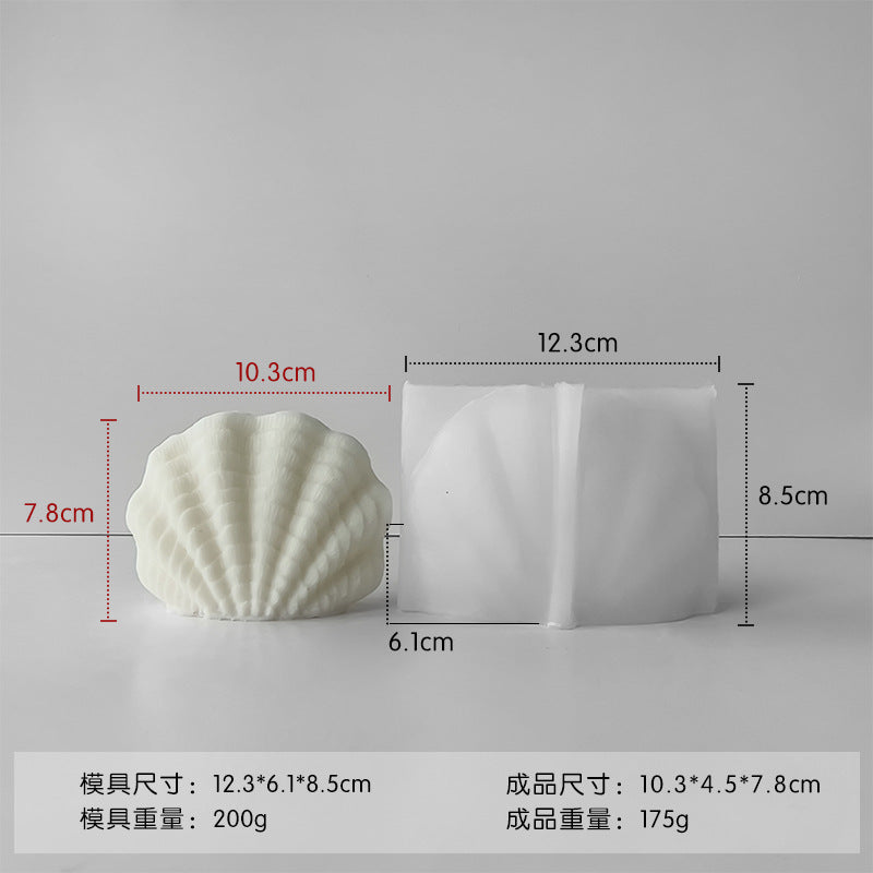 A shell silicone mold