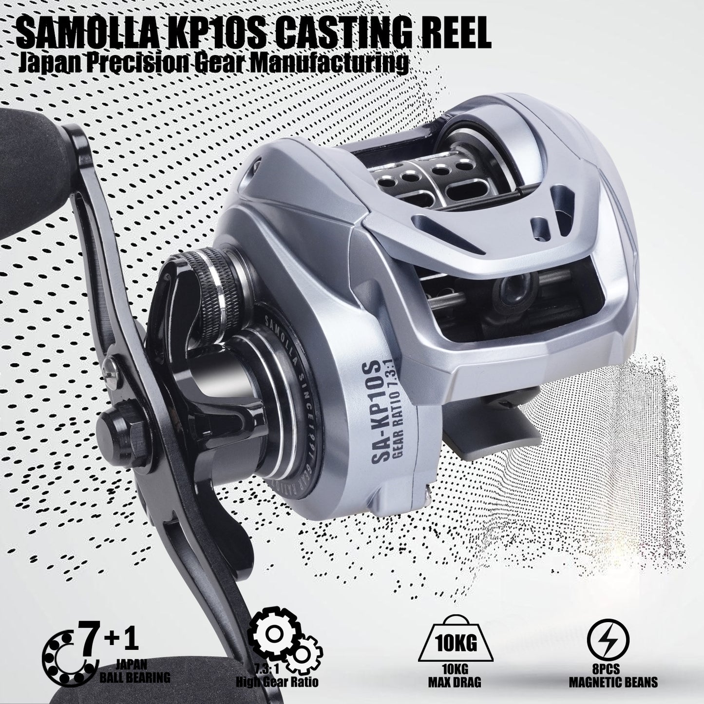 A Ultra-light Baitcasting Reel – Micro Lure, Anti-line Break, Drag Alarm