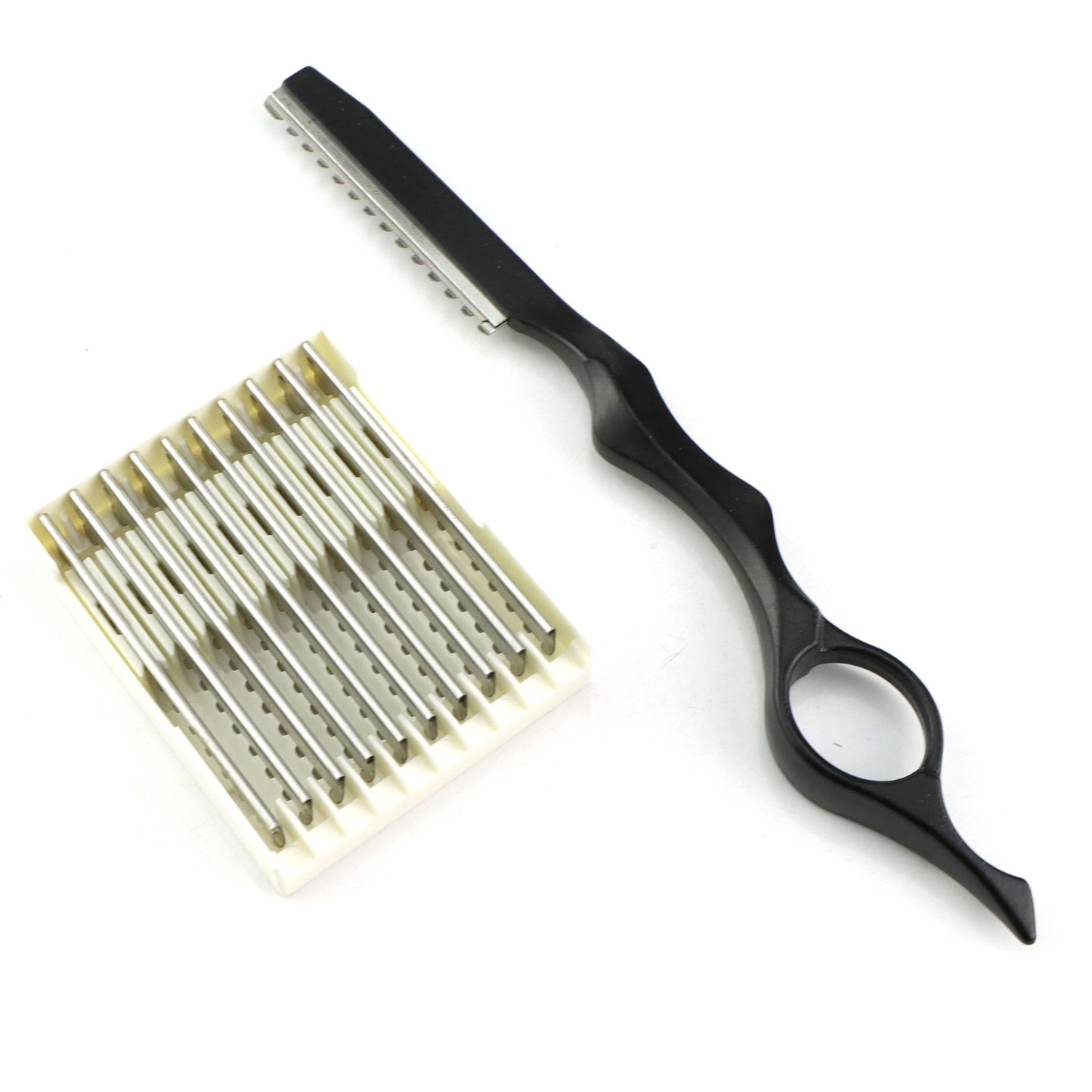 A color aviation aluminum hair knife holder blade