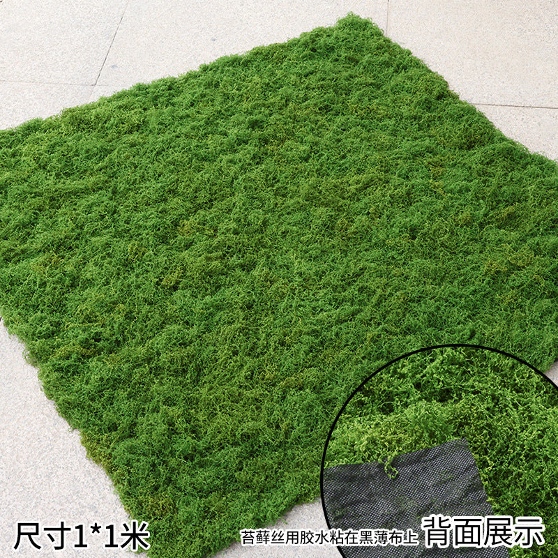 A simulated moss turf bionic artificial fake moss micro-landscape arrangement ornament lawn bonsai potted plant pavement landscaping