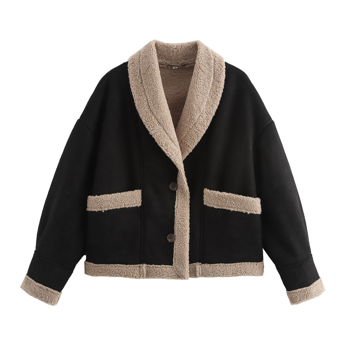 A women's leather jacket