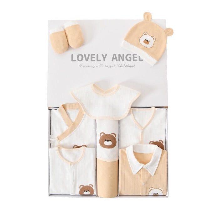 A4 Newborn Baby Gift Box Class A Pure Cotton Set Full Moon Baby Gift Newborn Newborn Meeting Gift Supplies - Mixbatch
