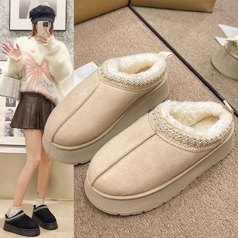 A plush slipper