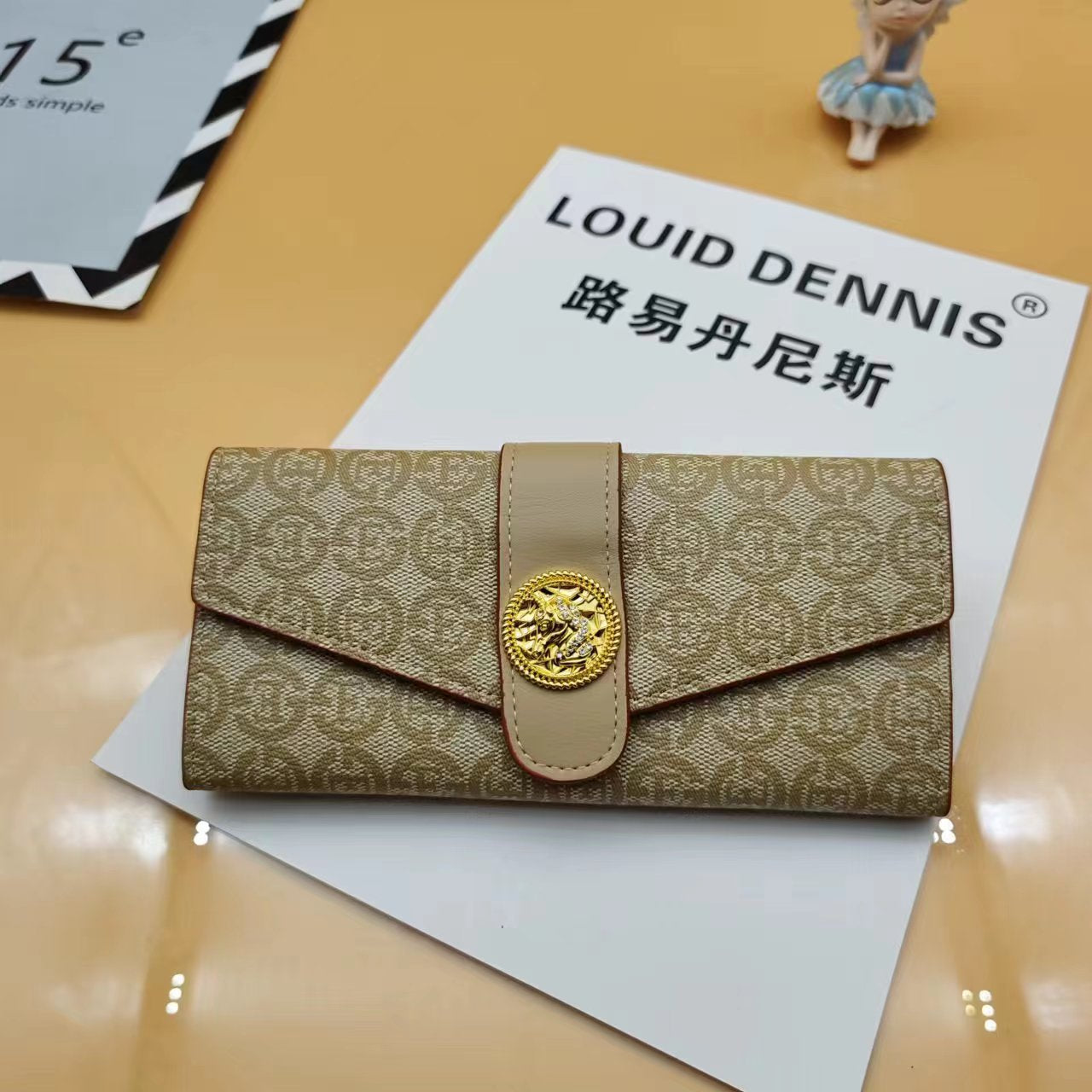 A new wallet, women's long soft wallet, fashionable and simple wallet, multi-card position, large-capacity clutch bag, mother bag. - Mixbatch