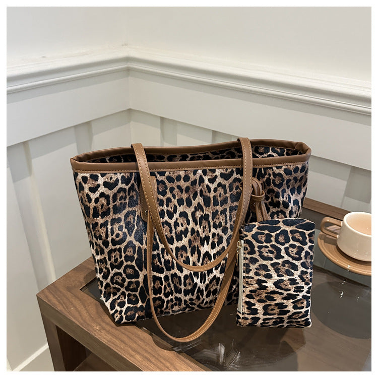 A new soft-faced casual child and mother shoulder tote bag in autumn and winter - Mixbatch