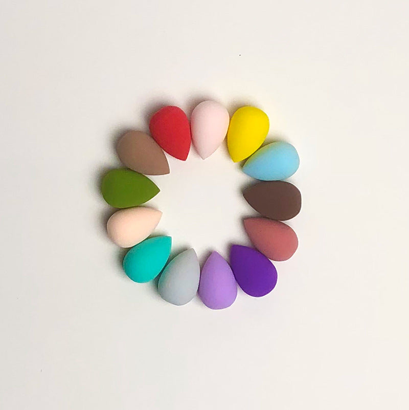 A mini beauty blender 2030 small wet and dry water drop gourd concealer puff makeup egg makeup tools wholesale - Mixbatch